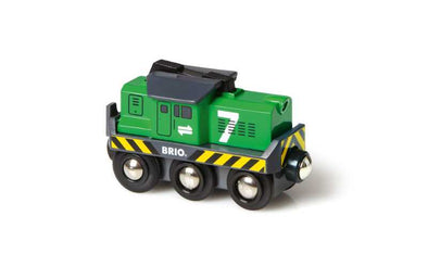 BRIO Zug batteriebetriebene Frachtlok für Spielzeug Eisenbahn 