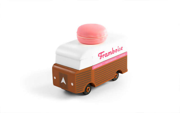 Candycar® Furgoneta de macarrones con frambuesa | juguetes candylab