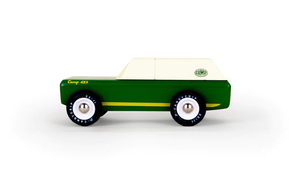 Candylab Toys x CAMP Scout (grün) Holzauto Truck | Candylab Special Edition