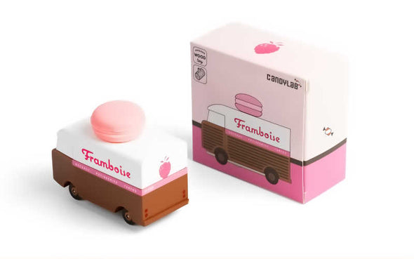 Candycar® Furgoneta de macarrones con frambuesa | juguetes candylab