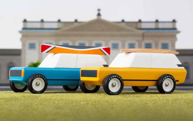 Cotswolds dubbel pakket | Houten auto's van Candylab Toys