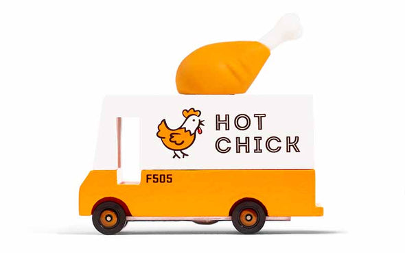 Candylab Toys "Hähnchen" Friedchicken Van | CANDYCAR Holzauto