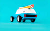 Candylab Toys Holzauto Cotswold Royal Blau | Holzspielzeug Geländewagen mit Kanu bei Holzflitzer