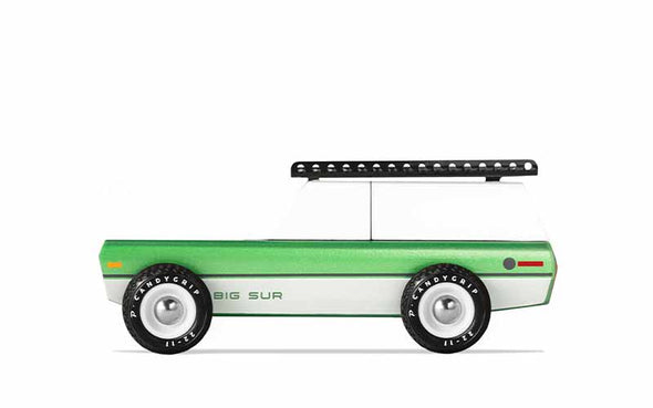 Candylab Toys Holzspielzeug Big Sur Grün | Holzauto Offroad Geländewagen