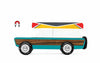 Candylab Toys Pioneer Aspen | Amerikanisches Holzauto mit magnetischem Kanu