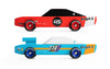 Candylab Toys Seagull rot und blau im Set | Die zwei US Racer als Holz Spielzeugauto
