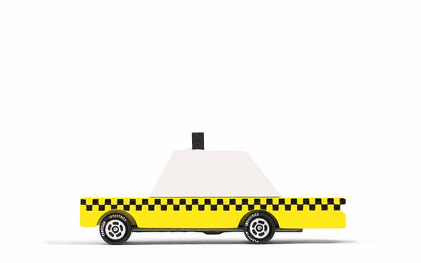 Candylab Toys Taxi Yellow Cab | Candycar Holzauto
