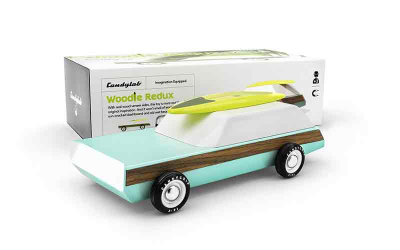 Houten Auto Woodie Surfplank | houten speelgoed – Holzflitzer.de