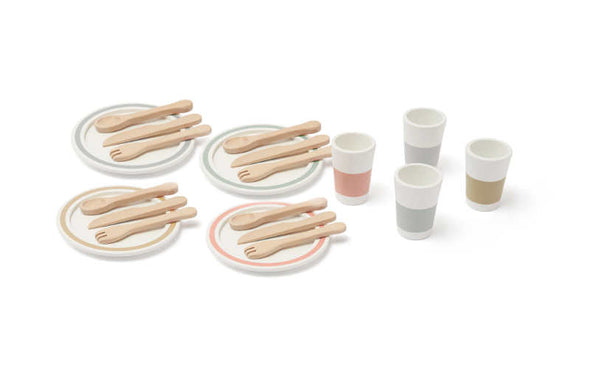 Geschirr für Kinderküche von Kids Concept | Holz Zubehör für die Spielküche