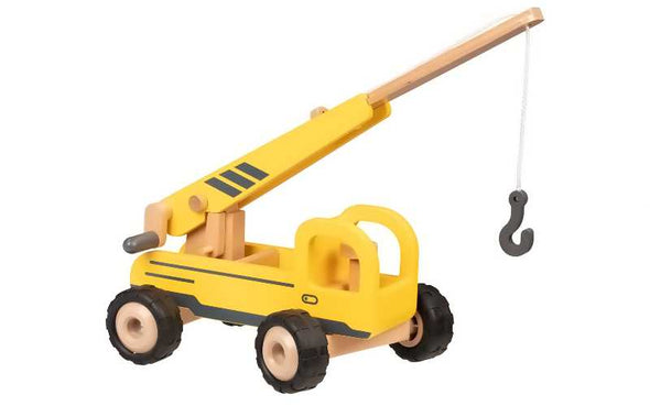 Goki Holzkran Spielzeug | Holzkranwagen