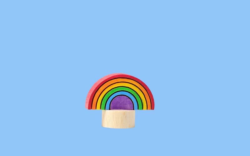 Grimms Geburtstagsstecker Regenbogen