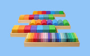 Grimms Holzbausteine "Formen und Farben" | Montessori Holzspielzeug