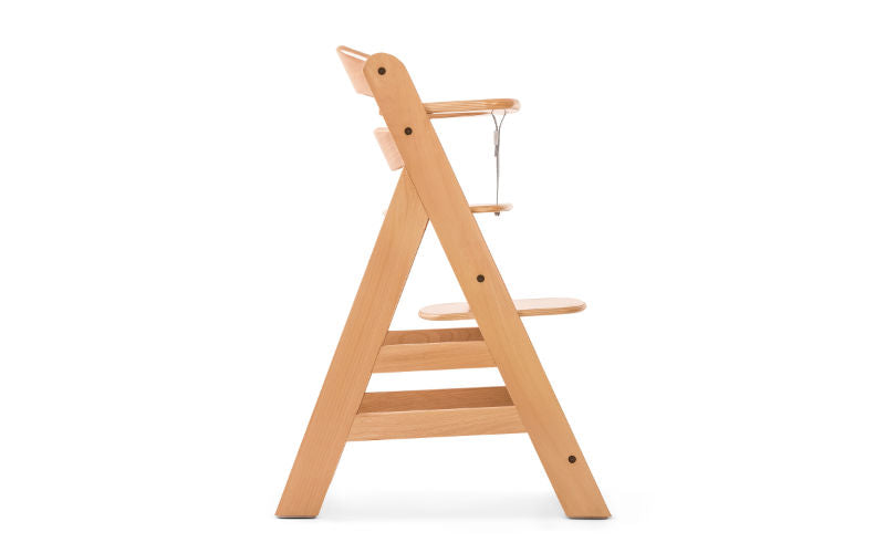 Hauck chaise haute Alpha Plus (nature)  Chaise bébé & enfant en bois –