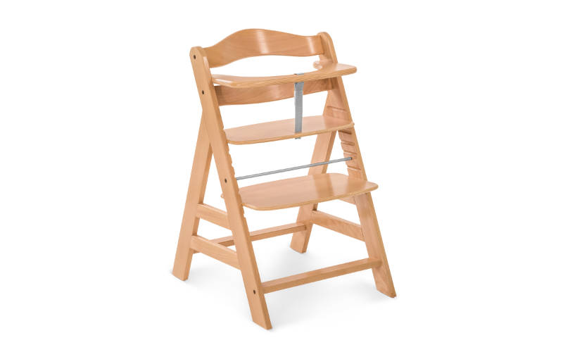 Hauck high chair Alpha Plus (nature) | Baby & children\'s chair made of wood  –