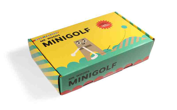 Holz-Spielzeug Tischgolf "Mr. Woods" von Neue Freunde | Minigolf Spielzeugset für zu Hause.