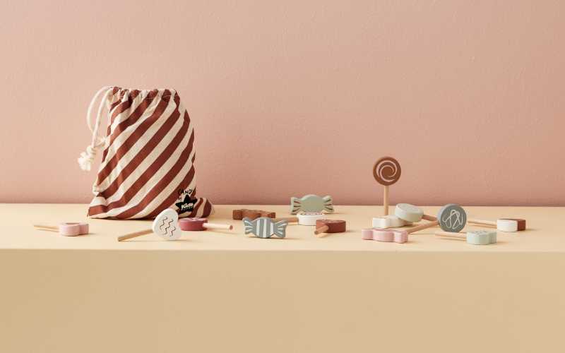 Holz Süßigkeiten Set von Kids Concept | Spielzeug Lollies für den Kinder Kaufladen