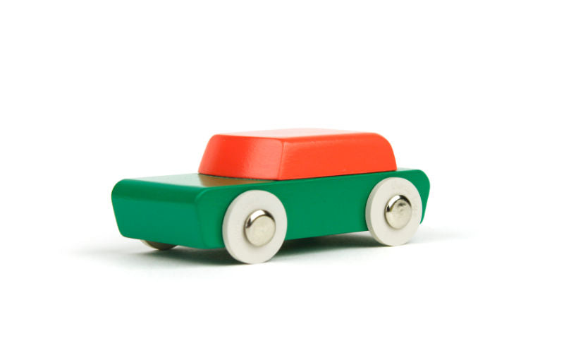 Floris Hovers Duotone Serie Kleinwagen #1 | Holzauto von Ikonic