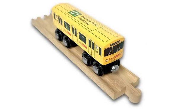 Holzeisenbahn Berliner BVG U-Bahn U1 Spielzeug Holzubahn von Bauer&Sohn
