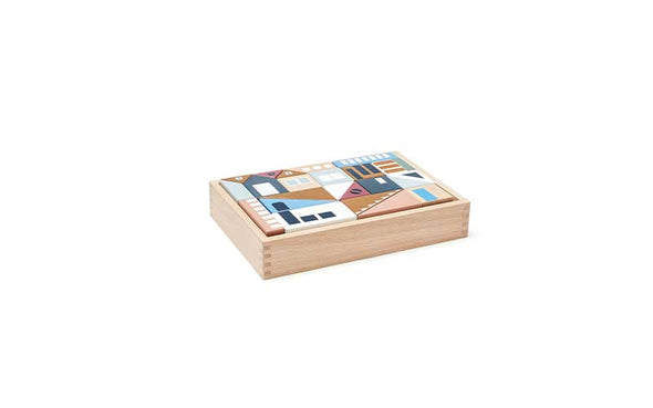 Holzspielzeug Kids Concept Aiden Holzklötze Stadt Verpackung