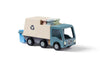 Holzspielzeug Kids Concept Aiden Müllwagen aus Holz Vorderansicht