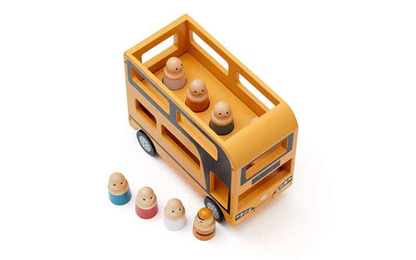 Holzspielzeug Kids Concept Holzbus Aiden zum Spielen