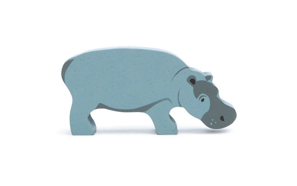 Holztier Nilpferd von Tenderleaf Toys | Spieltiere und -figuren aus Holz