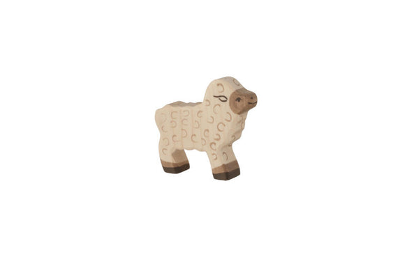 Holztiger Lamm aus Holz | Spielzeug Bauernhof Holztiere