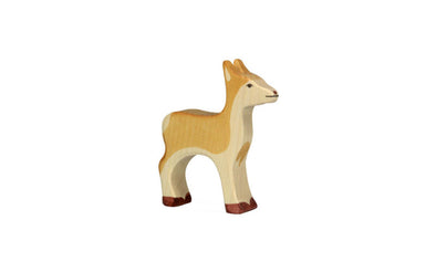 Holztiger Reh aus Holz aus der Kollektion Wildtiere | Spielzeug Wald Holztiere