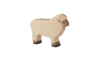 Holztiger Schaf aus Holz | Spielzeug Bauernhof Holztiere