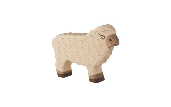 Holztiger Schaf aus Holz | Spielzeug Bauernhof Holztiere