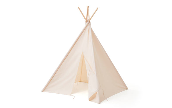 Kindertipi in weiß von Kids Concept | Großes Kinderzelt im Stil eines Tipi mit einer Höhe von ca. 160 cm