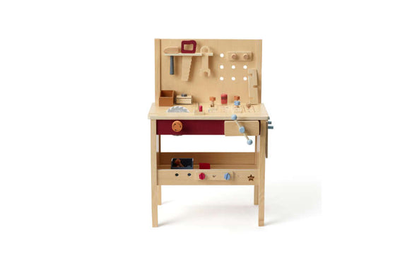 Kinderwerkbank aus Holz von Kids Concept | Holzspielzeug Werkbank für Kinder
