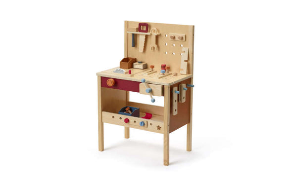 Kinderwerkbank aus Holz von Kids Concept | Werkbank zum Spielen