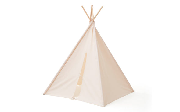 Kinderzelt Tipi in weiß von Kids Concept | Großes Kindertipi für das Kinderzimmer mit einer Höhe von ca. 160 cm