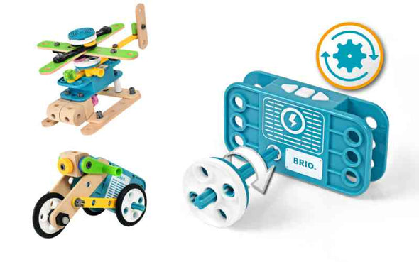 Jeu de construction de moteur avec 120 pièces | Constructeur BRIO®