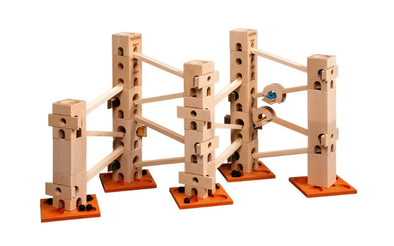 Marble track made of wood Melody track "Frère Jacques" 56 parts | xyloba®
