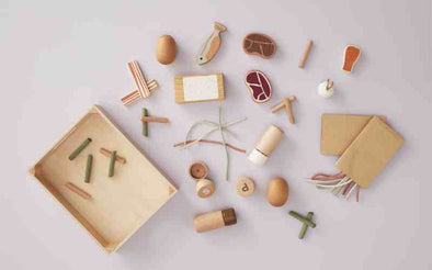 Lebensmittel Set für Kinderküche von Kids Concept | Holzspielzeug Zubehör