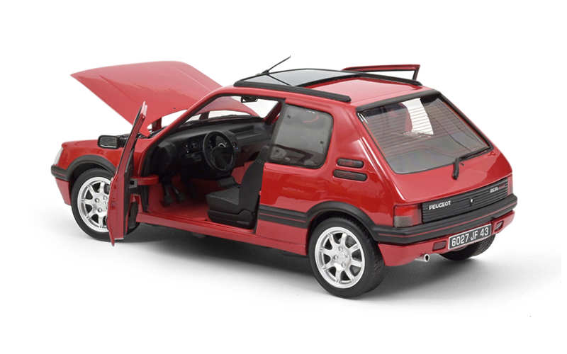 Modellauto 1:18 Peugeot 205 GTi 1.9 rot von Norev