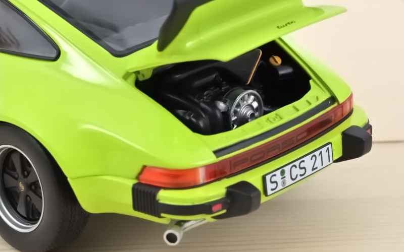 Porsche 911 Turbo 3.0 light green Scale 1:18 | NOREV model car