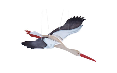 Large mobile stork made of wood | Ostheimer