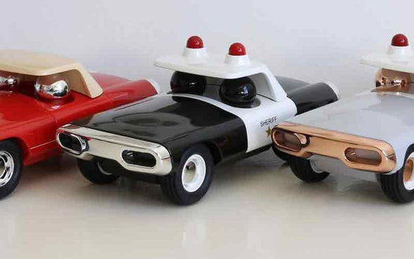 Playforever Heat amerikanisches Polizeiauto | Design Spielzeug für Kinder und als Deko