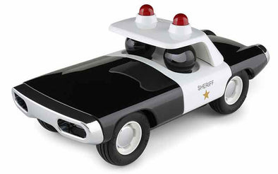 Playforever Heat amerikanisches Polizeiauto für Kinder zum Spielen im Design Kinderzimmer