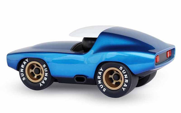 Playforever Leadbelly Sonny Spielzeugauto | Blaues Muscle Car für Kinder