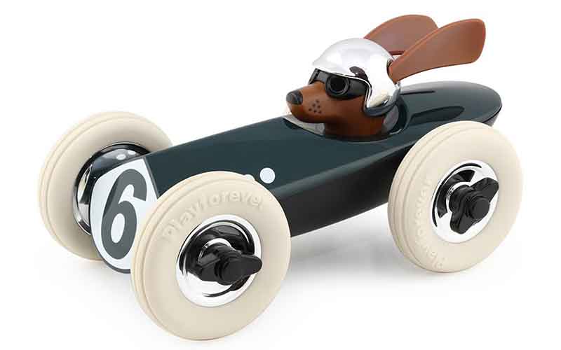 Playforever Rufus Weller Spielzeug Rennauto mit Hund