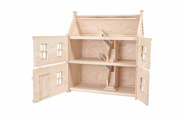 Puppenhaus aus Holz von Plantoys | Holzspielzeug Spielhaus für Kinder