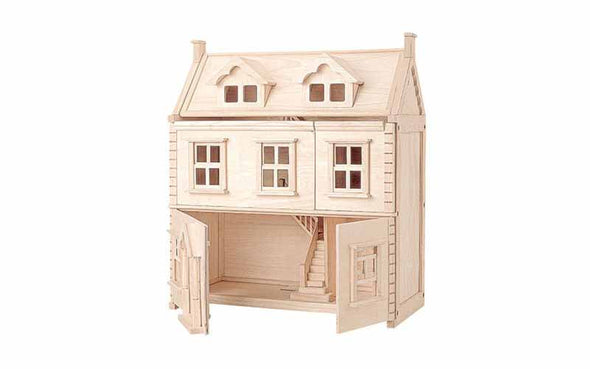 Puppenhaus aus Holz | Großes Holzspielzeug Puppenhaus von Plan Toys