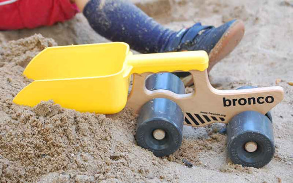 Sandspielzeug Bagger | Baufahrzeug "Bronco" für den Sandkasten