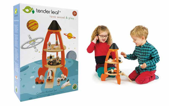 Jouet en bois Construction de fusées - Jouets en bois - Tender Leaf Toys