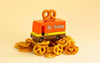 Spielzeugauto von Candylab Toys | CANDYCAR Bretzel Van Holzauto - das perfekte Geschenk für alle Brezen Liebhaber