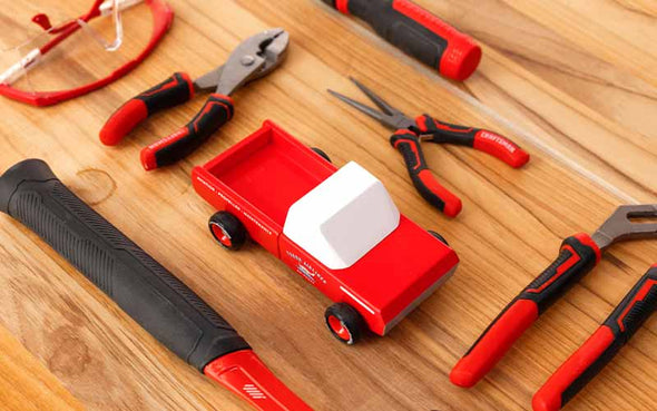 Spielzeugauto Candylab Toys | Longhorn Rot Holzautos